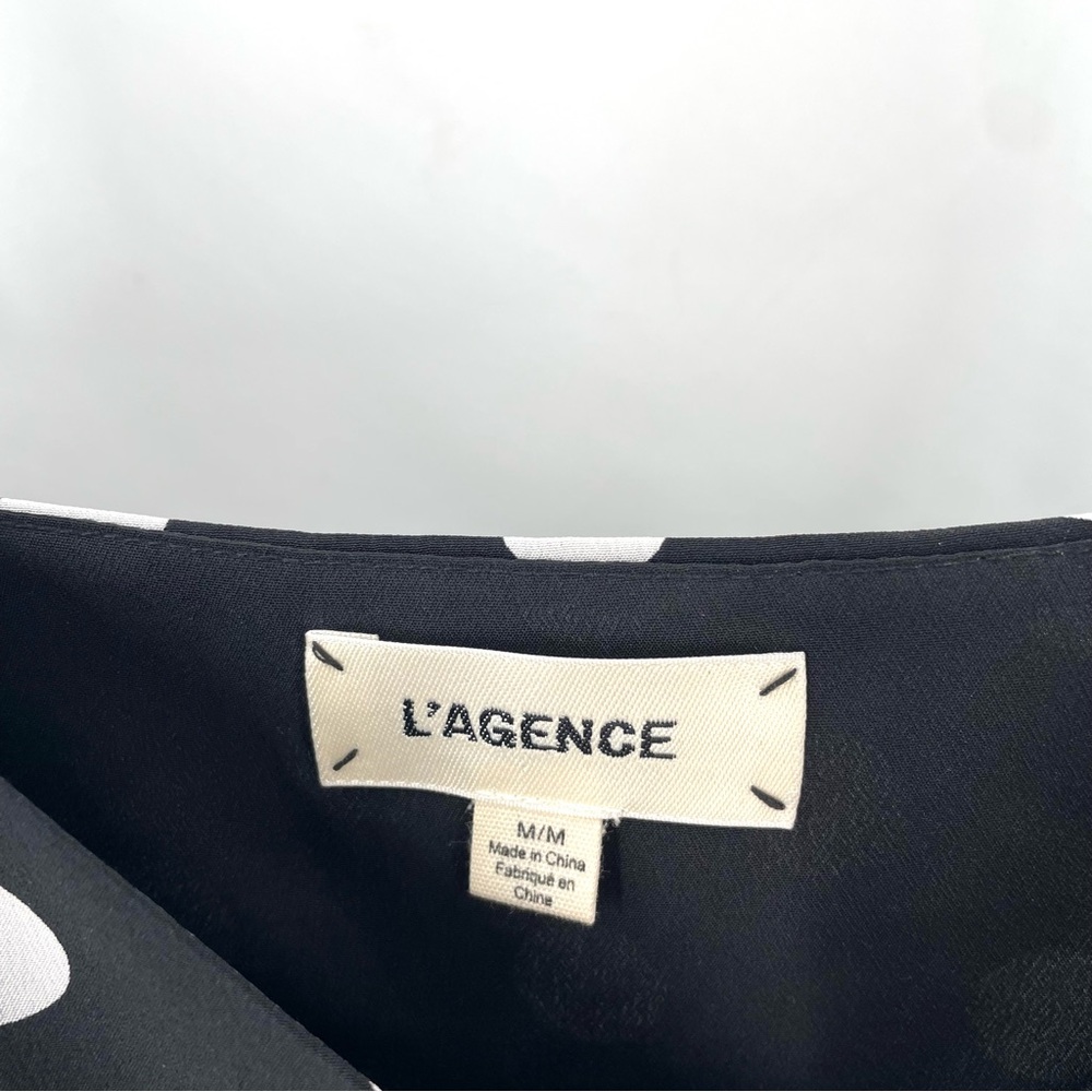 L'Agence Jane V-Neck Adjustable Casual Effortless Spaghetti Strap 100% Silk Tank - Picture 5 of 6